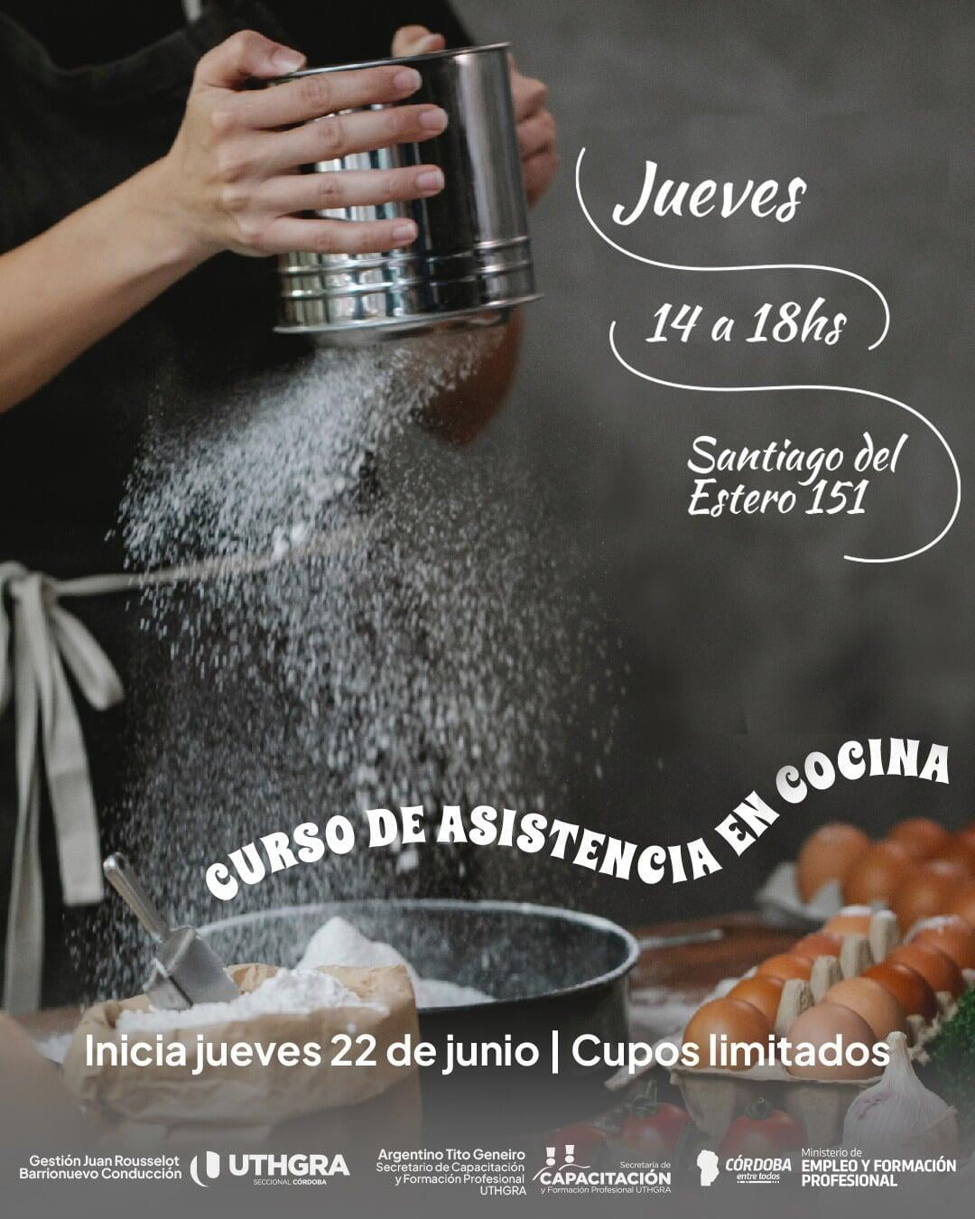 Curso de Asistencia en Cocina